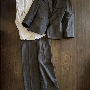 Reaction Kenneth Cole Charcoal Boys Suit Set